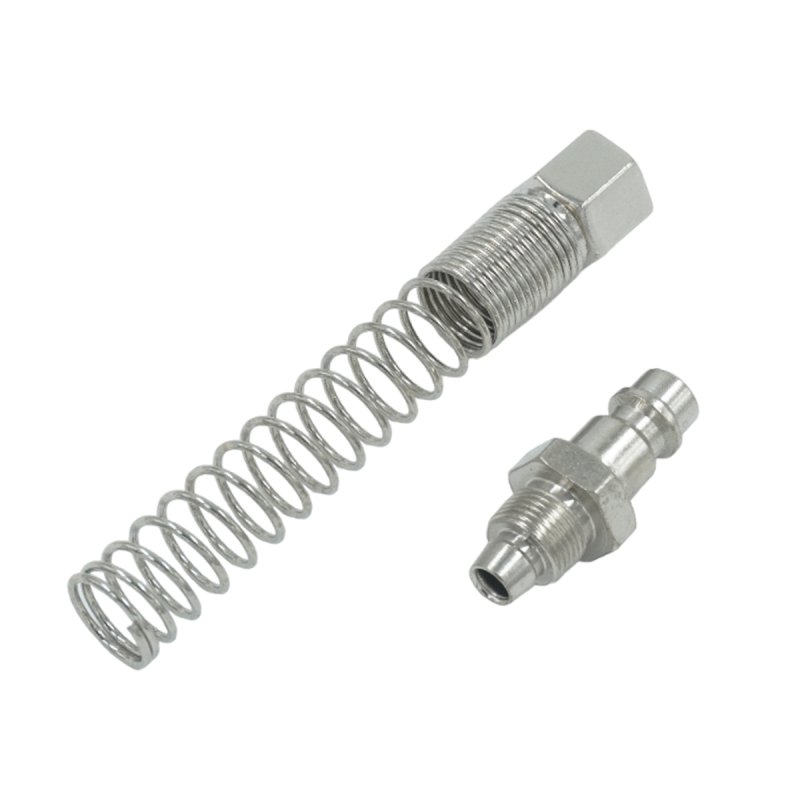 OPT-730PPS Штуцер быстроразъемного соединения пневматического с пружинкой, резьба 3/8" OPTIMUS