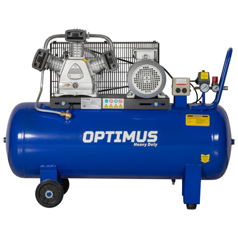 OPT-301558 Компрессор поршневой, 580 л/мин, 3.0 КВт, 380 В, ресивер 150 л Optimus 