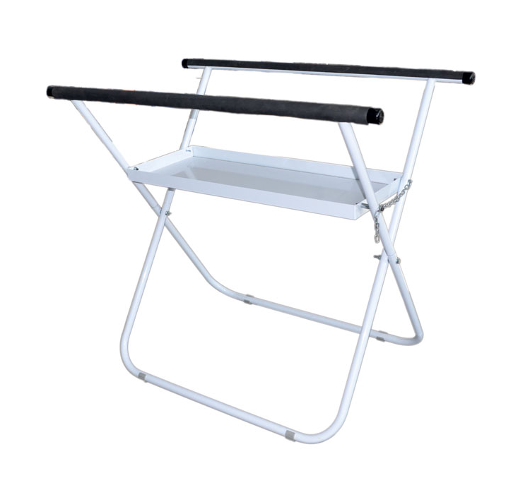 Х-образный стенд с лотком WDK-65121