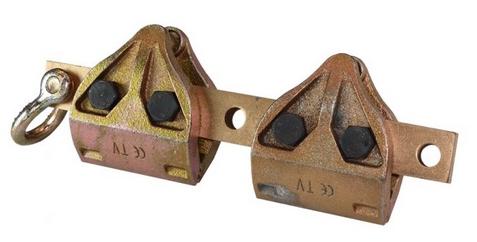 WDK-0213 Двойной рамный кузовной зажим 5т. Ширина губок каждого зажима 110мм, общая длина 350мм Wiederkraft