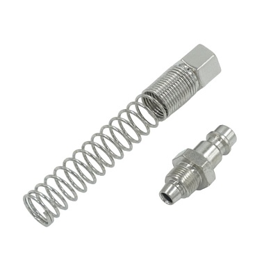 OPT-730PPS Штуцер быстроразъемного соединения пневматического с пружинкой, резьба 3/8" OPTIMUS