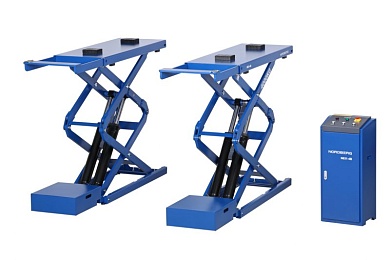 Подъемник ножничный 4 т, 380 В, синий NORDBERG N631-4B_380