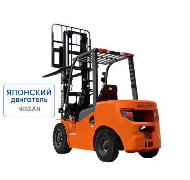 Бензиновый погрузчик CPQD25-RCK2 с японским двигателем и тремя линиями гидравлики