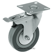 SCgb 55 Поворотная аппаратная колесная опора с тормозом с.р. д125 (VILS)