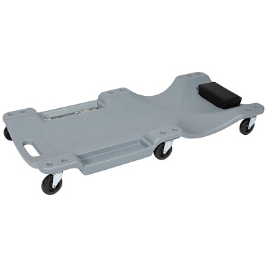 OPT-40130G Лежак ремонтный, подкатной, пластиковый, серый OPTIMUS