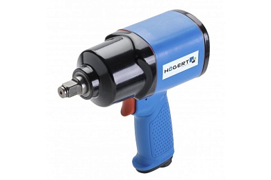 HOEGERT Гайковерт пневматический ударный 1/2", 610 Нм