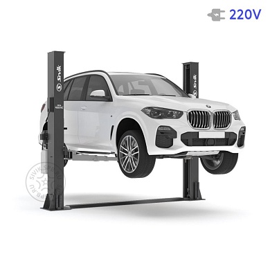 Подъемник автомобильный двухстоечный Sivik ПГА-4000-НС 220В серый