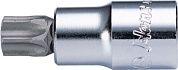 Торцевая головка короткая 1/4" TORX Т40, 2024T40, Hans