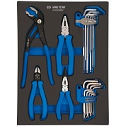 KING TONY Набор пассатижей, шестигранников и Torx Г-образных, ложемент, 22 предмета KING TONY 9-90222MRV