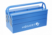 HOEGERT Ящик для инструментов металлический  5 отделений  45 × 20,5 × 20 cм