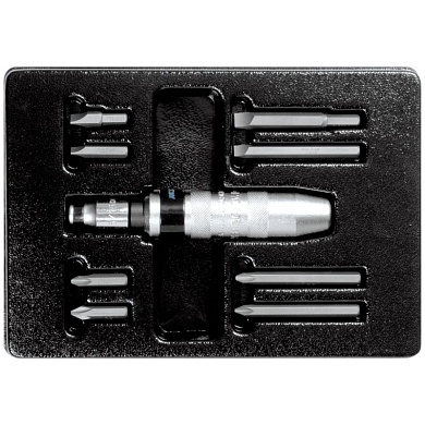 KING TONY Набор отвертка ударная 5/16" с принадлежностями, ложемент, 10 предметов KING TONY 9-4128FR