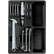 KING TONY Набор разрезных ключей, ударная отвертка и съемник масляных фильтров, ложемент, 14 предметов KING TONY 9-34128FR