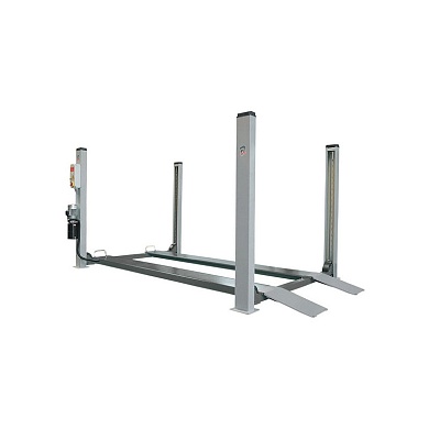 Подъёмник четырёхстоечный 4т, гладкие трапы, Ravaglioli, RAV4405L