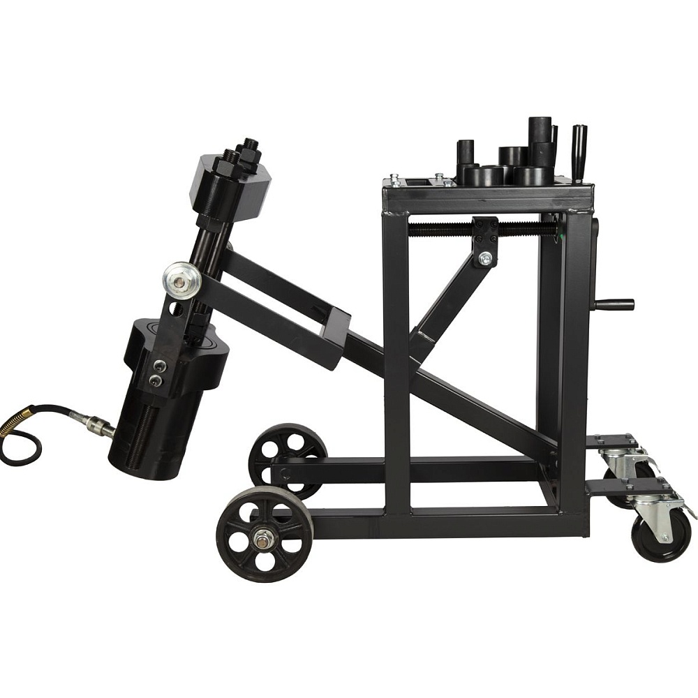 WDK-TKS75M Выпрессовщик шкворней (шкворнедав) гидравлический 75т. С рамой и ручным гидронасосом