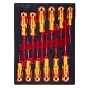 KING TONY Набор отверток диэлектрических, ложемент, 12 предметов KING TONY 9-30612MRV