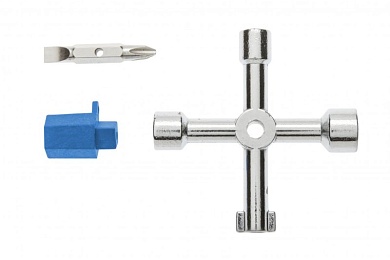 HOEGERT Ключ для электрошкафов, 76 мм