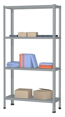 Стеллаж металлический ТС (2000х700х600) 4 полки Верстакофф