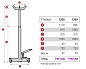 MEGA TRS1200_grey Стойка гидравлическая г/п 1200 кг.