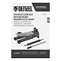 Домкрат гидравлический подкатной, 2/3 т, 98-770 мм, быстрый подъем, низ. подхват, проф, SUV Denzel