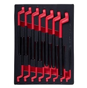 KING TONY Набор накидных диэлектрических ключей, 7-24 мм, ложемент, 15 предметов KING TONY 9-12FVG15MRV